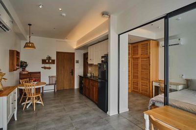 The kitchen split apartment at the August Revolution near the democratic cycle.