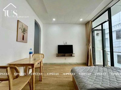 Rent the apartment. A clear balcony bedroom. Full interior. Trần Quang Khải.