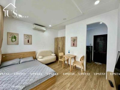Rent the apartment. A clear balcony bedroom. Full interior. Trần Quang Khải.