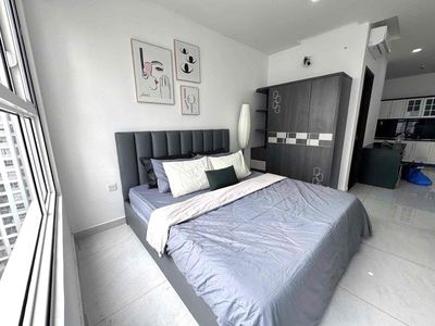 Rent the apartment of Sunrise Riverside. A bedroom. A full toilet. 12 millionth District 7.