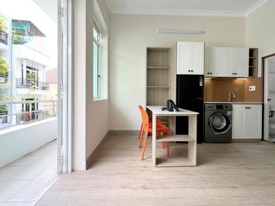 - A new apartment - A 50-foot bedroom - Big balcony.