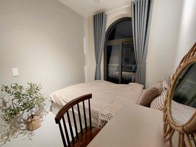Two bedrooms. Full interior, elevator, security, near 1st.