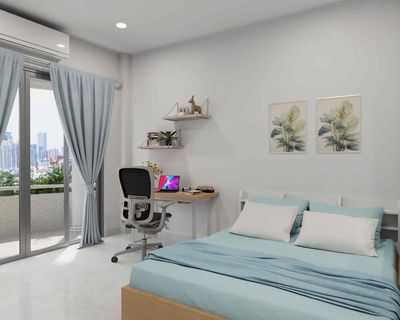 The service apartment opened early October.