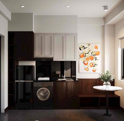 A superbe kitchen is located in the right center of the move.