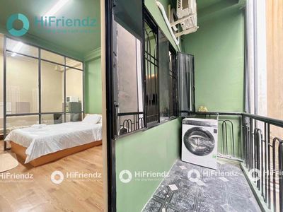 Rent the apartment. A balcony bedroom full of new furniture, Hoàng Văn Thụ.