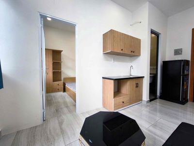 The studio of a kitchen room with a balcony in the neighborhood is a nice place