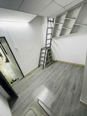 The downstairs. The kitchen. The bathroom.