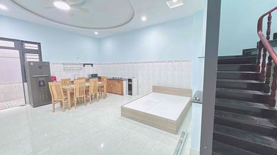 I need to rent a room that's 45 meters wide, full of furniture.