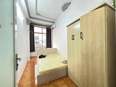 Room 2 bedroom private washing machine - window - right at Lạc Long Quân
