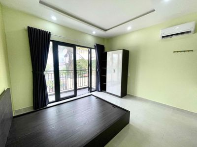 - The balcony studio is super open - and - two bedrooms.