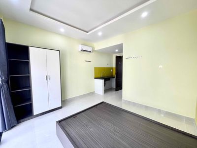 - The balcony studio is super open - and - two bedrooms.