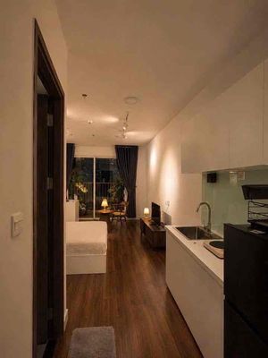Rent the apartment of Sunrise Riverside. A bedroom. A full toilet. 35 meters.