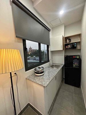 studio full balcony interior + sky window – county 1