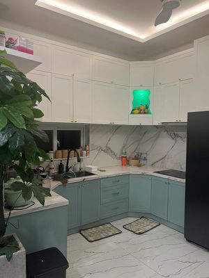 A nice new one-story building, two bedrooms two tolet alley three-and-a-half m Huỳnh Tấn Phát, District 7.