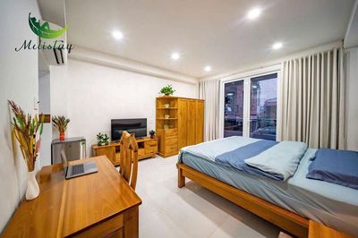 The apartment is one of the rooms.