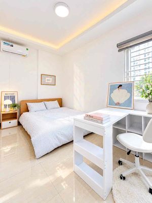 Tell Zhang the new apartment is 100% in the Him Lam Reservation Near Mart de 7th.
