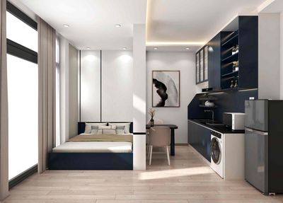 The studio's super cool - full luxry interior