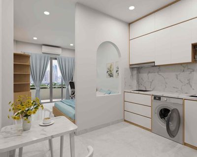 Rent the open balcony studio-- Nguyễn Đình Chiểu, District 3