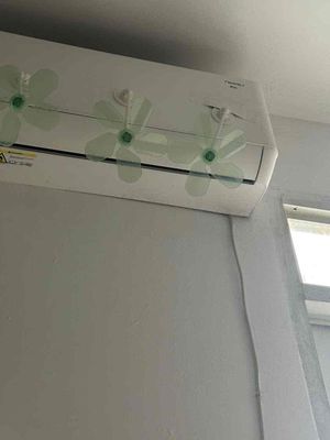 The air conditioning room is ready. First commercial college.