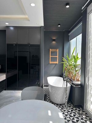 The one bedroom / two bedrooms are full of furniture near Phạm Văn Hai.