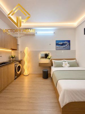 Cô Bắc studio-- nice room, full interior, free time.