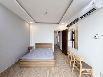 The 1st Bedroom has a balcony, a 50-meter mirror window.