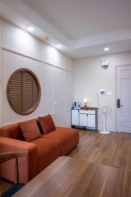 Renting Belleza apartment, District 7. Two bedrooms, two toilets, new house, full furniture for nine million.
