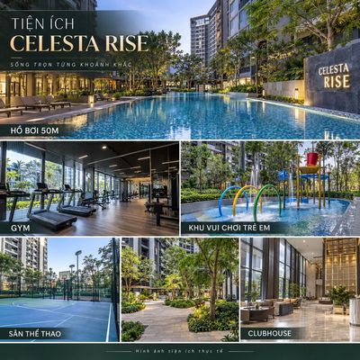 For Celesta Rise 3 bedrooms 105 m2 – htcb, kitchen, Rèm, Cold Machine