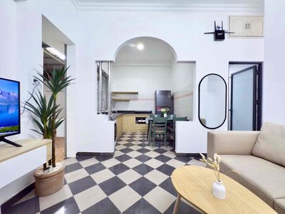Three bedrooms, full-story garden interior, Tên Lửa.