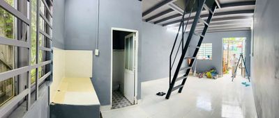 A two-story bedroom. A month.