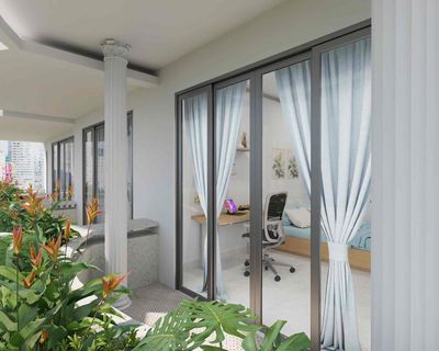 The New Project for the Green Colave Room Full interior