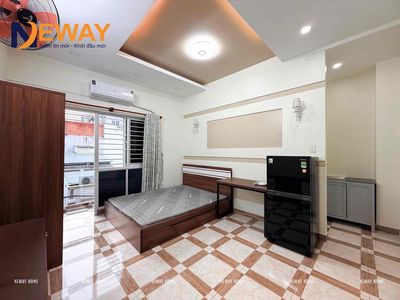 Large balcony apartment, furniture, private washing machine near a four-generation intersection