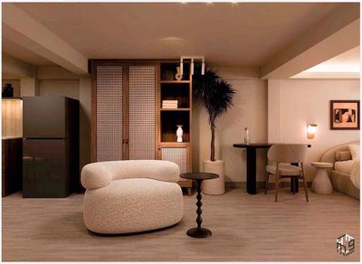 In one bedroom, right here in the middle of the 370rd district, the interior, near the Det.