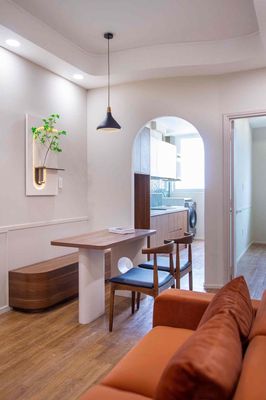 Rent an apartment that's decor into two new bedrooms.