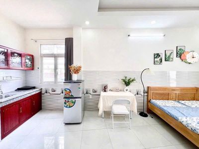 The studio apartment in full-twield right at the airport.