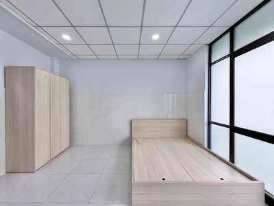 A 30-M2 balcony studio, Nguyễn Thị Định student in a cbd apartment.