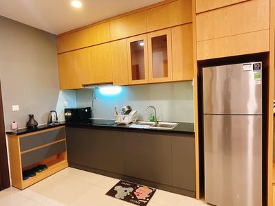 The studio store 1 . Sunrise CityView bedroom is empty/Full is fine.