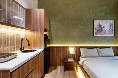 Rent a balcony apartment - private washing machine in District 3