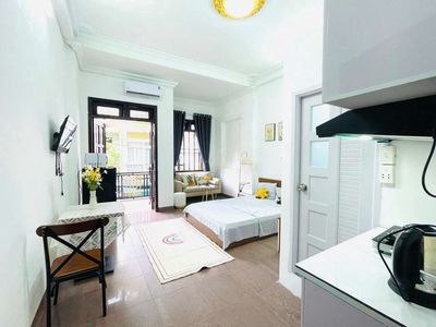even Thành Thái_bancol_1 bedroom_full interior 100%
