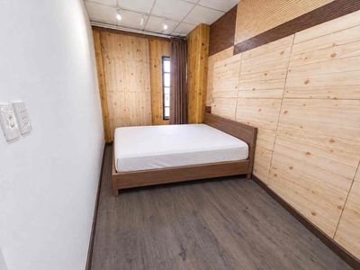 Opens a balcony bedroom full of new furniture.