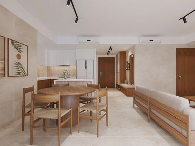 We need to get the apartment of The Infinity District 7 and 2 bedrooms at 3 x million a month.