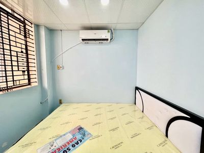 Two balcony bedrooms are located in the center of Gò Vấp near the camel market.