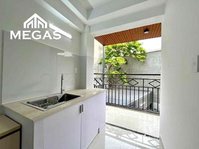 Rent a balcony studio full of furniture in Thạnh Mỹ Lợi.