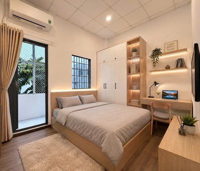 The full - house service (master) apartment near the University of Science, ueh