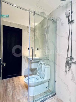Rent the balcony apartment 40 meters down the hall in the 8th.