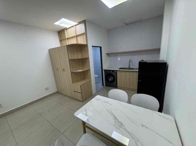 One bedroom, one bedroom, one kitchen.