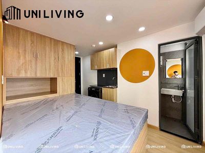 The window studio is clear of interior, private washing machine next to the literature university