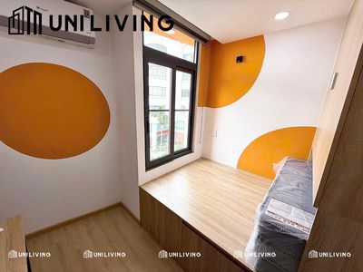 The window studio is clear of interior, private washing machine next to the literature university