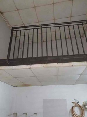 Unchained in a guard room.
