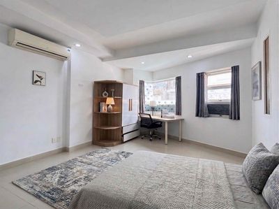 The apartment is full of furniture. A private bedroom. Tân Bình in the Ga. T3-etown.